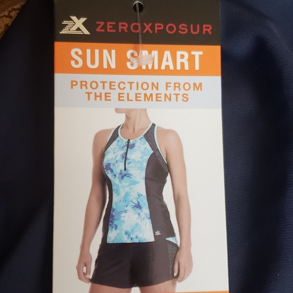 Sun Smart Peppermint Tankini Top UPF 30+ - Picture 8 of 8